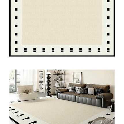 Rugs for Room Decor Indoor Cream Large Area Rug Large Soft Modern Carpet