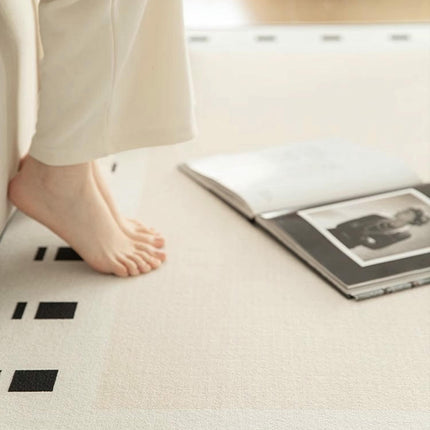 Rugs for Room Decor Indoor Cream Large Area Rug Large Soft Modern Carpet