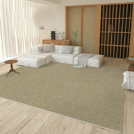 Solid Color Area Rugs Washable Rugs for Living Room Non Slip Carpet Low-Pile Floor Carpet