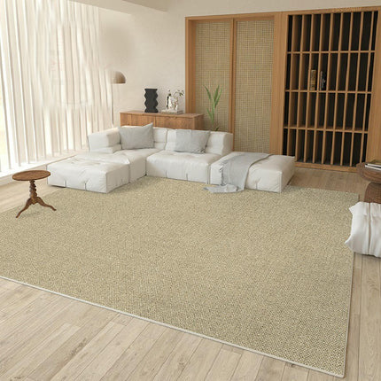 Solid Color Area Rugs Washable Rugs for Living Room Non Slip Carpet Low-Pile Floor Carpet