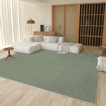 Solid Color Area Rugs Washable Rugs for Living Room Non Slip Carpet Low-Pile Floor Carpet