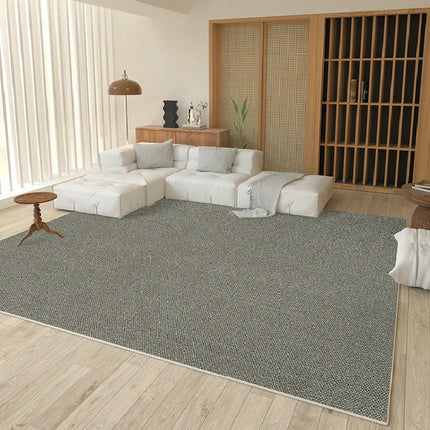 Solid Color Area Rugs Washable Rugs for Living Room Non Slip Carpet Low-Pile Floor Carpet