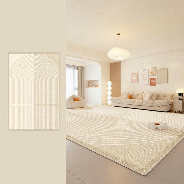 Modern Area Rug Minimalist Large Carpet for Bedroom, Living Room, Home Office, Indoor Décor