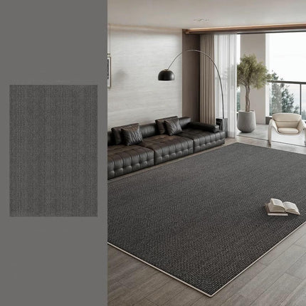 Area Rugs for Bedroom Living Room, Grey Soft Indoor Carpets, Modern Minimalist Carpet