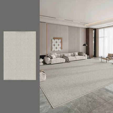 Area Rugs for Bedroom Living Room, Grey Soft Indoor Carpets, Modern Minimalist Carpet 1