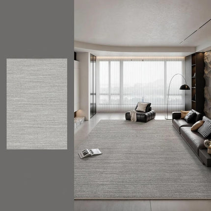 Area Rugs for Bedroom Living Room, Grey Soft Indoor Carpets, Modern Minimalist Carpet