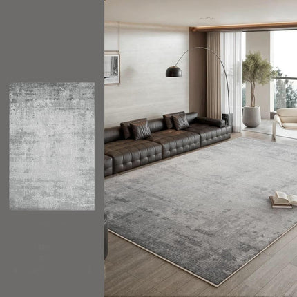 Area Rugs for Bedroom Living Room, Grey Soft Indoor Carpets, Modern Minimalist Carpet