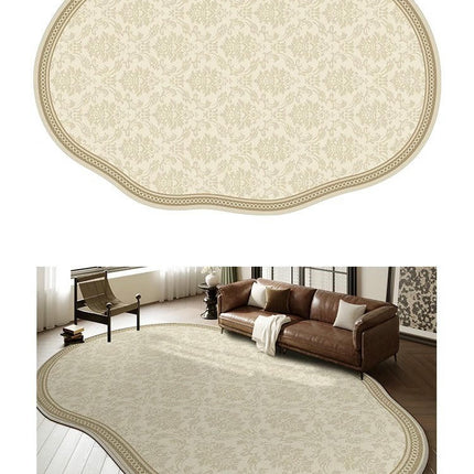 Area Rug, Washable Rug Soft Irregular Shaped Carpet for Living Room Bedroom 1