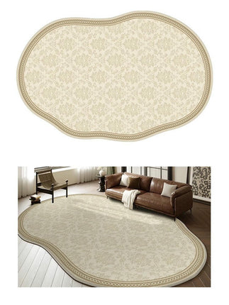 Area Rug, Washable Rug Soft Irregular Shaped Carpet for Living Room Bedroom 1