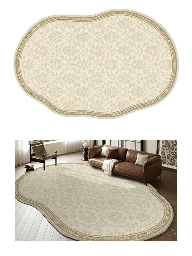 Area Rug, Washable Rug Soft Irregular Shaped Carpet for Living Room Bedroom 1