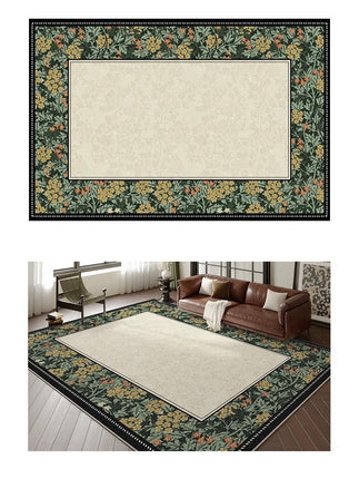 Area Rug, Washable Rug Soft Irregular Shaped Carpet for Living Room Bedroom