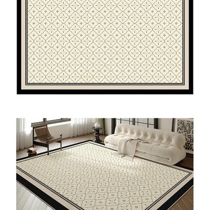 Area Rug, Washable Rug Soft Irregular Shaped Carpet for Living Room Bedroom