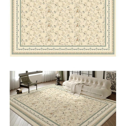 Area Rug, Washable Rug Soft Irregular Shaped Carpet for Living Room Bedroom