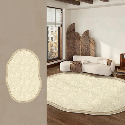 Large Area Rugs Soft Irregular Shaped Carpet Rugs for Living Room Bedroom Washable Rug
