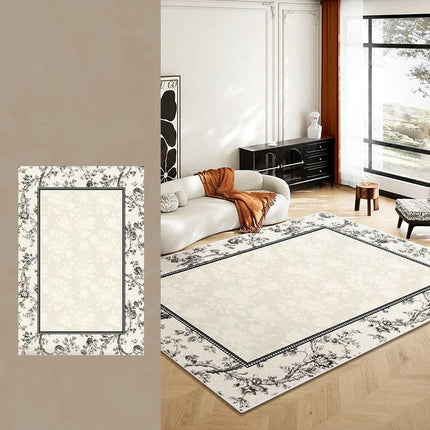 Large Area Rugs Soft Irregular Shaped Carpet Rugs for Living Room Bedroom Washable Rug 1