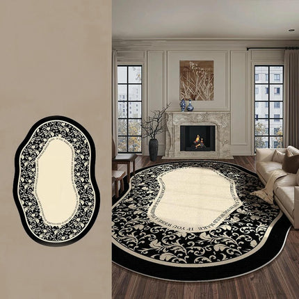 Large Area Rugs Soft Irregular Shaped Carpet Rugs for Living Room Bedroom Washable Rug