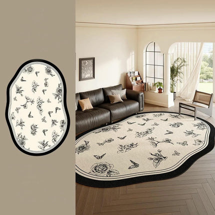 Soft Vintage Carpet Large Area Rugs Rugs for Living Room Bedroom Low-Pile Floor Carpet