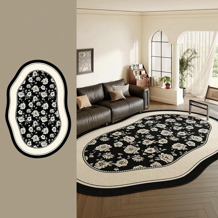 Soft Vintage Carpet Large Area Rugs Rugs for Living Room Bedroom Low-Pile Floor Carpet