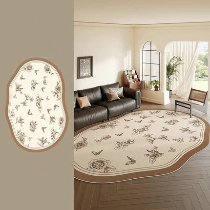 Soft Vintage Carpet Large Area Rugs Rugs for Living Room Bedroom Low-Pile Floor Carpet