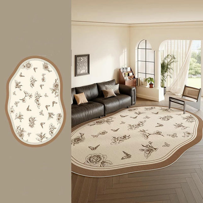 Soft Vintage Carpet Large Area Rugs Rugs for Living Room Bedroom Low-Pile Floor Carpet