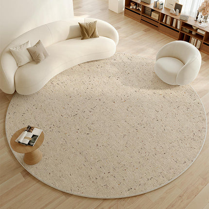 Simple Round Rugs for Room Decor Indoor Large Area Rug Large Soft Carpet