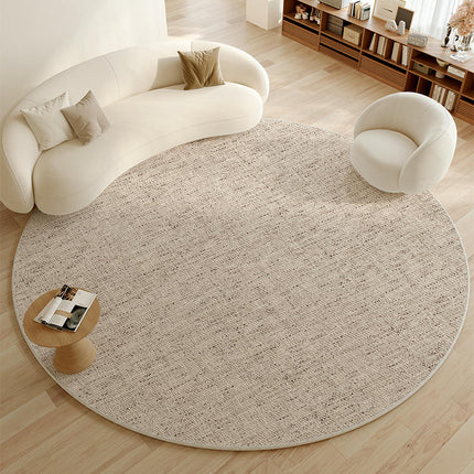 Simple Round Rugs for Room Decor Indoor Large Area Rug Large Soft Carpet