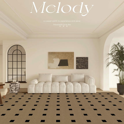Rugs for Room Decor Indoor Checkered Large Area Rug Large Soft Modern Carpet 1