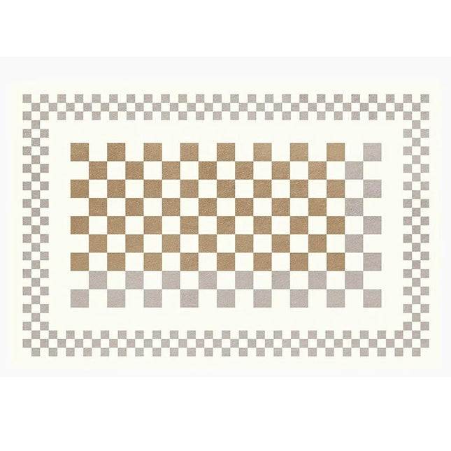 Checkered Area Rug for Bedroom, Large Washable Area Rugs for Living Room,Modern Soft Carpet