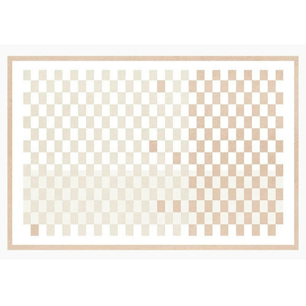 Checkered Area Rug for Bedroom, Large Washable Area Rugs for Living Room,Modern Soft Carpet