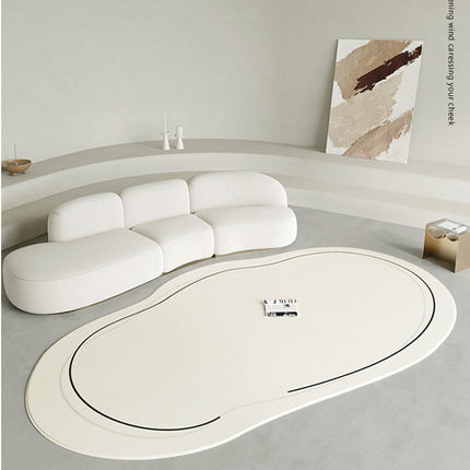Irregular Abstract Area Rugs for Living Room Soft Non Slip Washable Rug Carpet Indoor Rugs