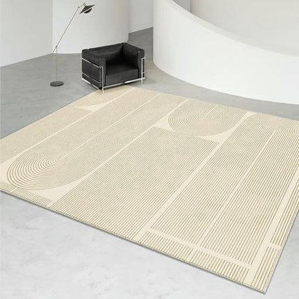 Area Rugs for Living Room Modern Large Floor Rugs Cream Carpet for Indoor