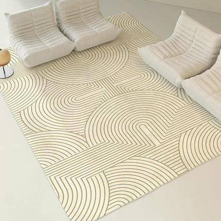 Area Rugs for Living Room Modern Large Floor Rugs Cream Carpet for Indoor