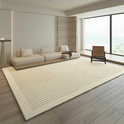 Area Rugs for Living Room Modern Large Floor Rugs Cream Carpet for Indoor