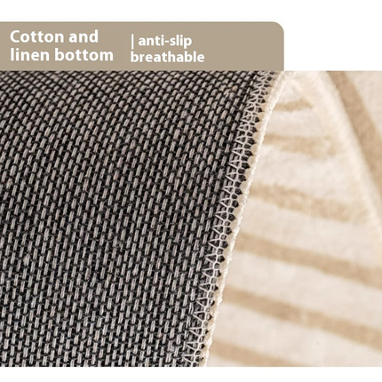 Area Rugs for Living Room Modern Large Floor Rugs Cream Carpet for Indoor 1