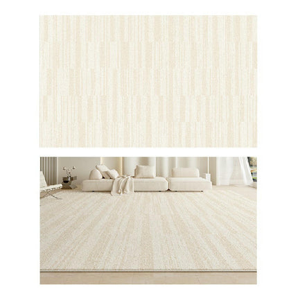 Cream Area Rug Non-Slip Modern Rugs Large Floor Rugs Indoor Rug for Living Room Bedroom