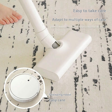 Cream Area Rug Non-Slip Modern Rugs Large Floor Rugs Indoor Rug for Living Room Bedroom 1