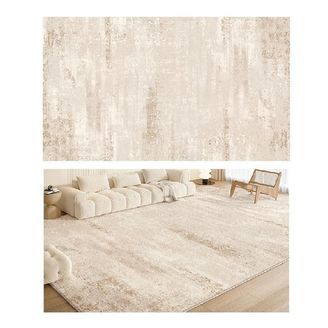 Modern Area Rug Machine Washable Beige Rugs for Living Room Large Carpets Decor 1