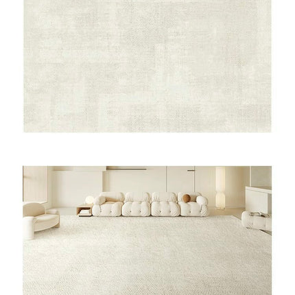 Rug for Living Room Washable Soft Indoor Floor Carpet, Modern Non-Slip Large Area Rugs Beige
