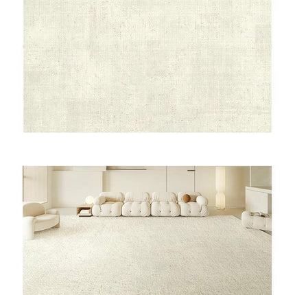Rug for Living Room Washable Soft Indoor Floor Carpet, Modern Non-Slip Large Area Rugs Beige