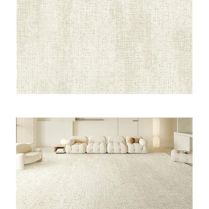 Rug for Living Room Washable Soft Indoor Floor Carpet, Modern Non-Slip Large Area Rugs Beige
