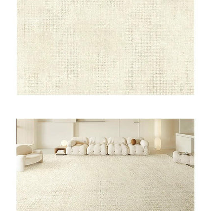 Rug for Living Room Washable Soft Indoor Floor Carpet, Modern Non-Slip Large Area Rugs Beige