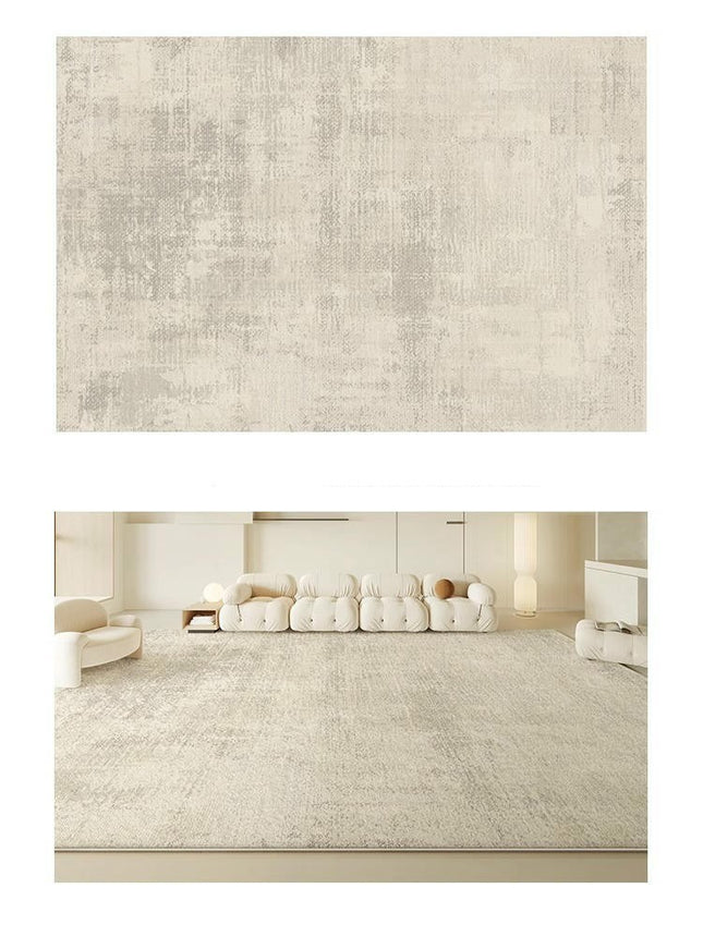 Rug for Living Room Washable Soft Indoor Floor Carpet, Modern Non-Slip Large Area Rugs Beige 1