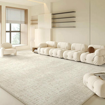 Rug for Living Room Washable Soft Indoor Floor Carpet, Modern Non-Slip Large Area Rugs Beige
