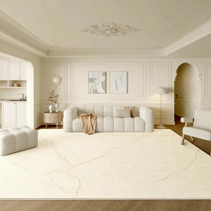 Beige Rug for Living Room Washable Soft Indoor Floor Carpet, Large Area Rugs