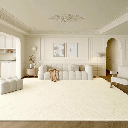 Beige Rug for Living Room Washable Soft Indoor Floor Carpet, Large Area Rugs