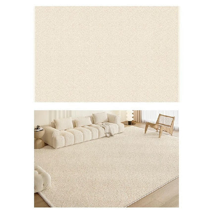 Washable Soft Indoor Floor Carpet,Beige Rug for Living Room Large Area Rugs