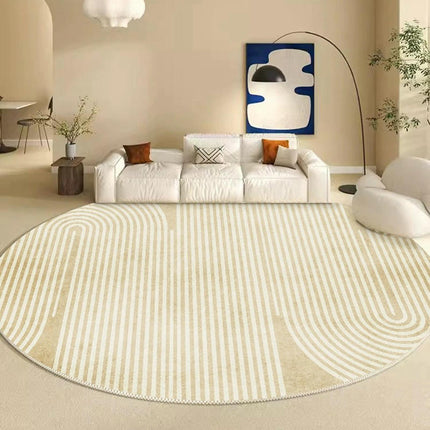 Abstract Art Decor Area Rug for Living Room Round Indoor Rugs And Carpet