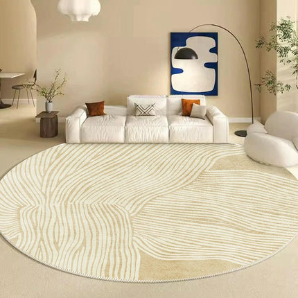 Abstract Art Decor Area Rug for Living Room Round Indoor Rugs And Carpet