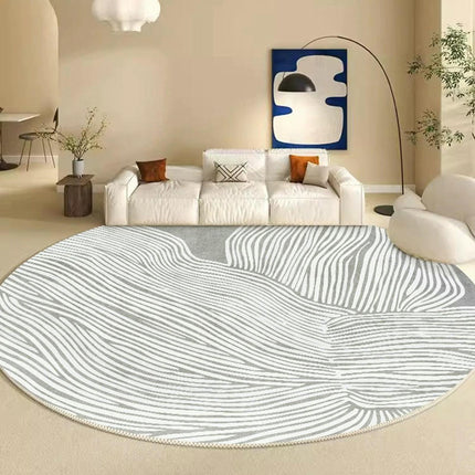 Abstract Art Decor Area Rug for Living Room Round Indoor Rugs And Carpet