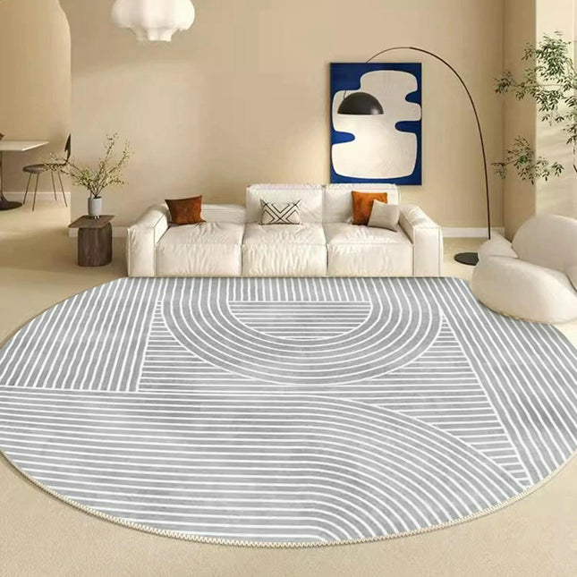Abstract Art Decor Area Rug for Living Room Round Indoor Rugs And Carpet